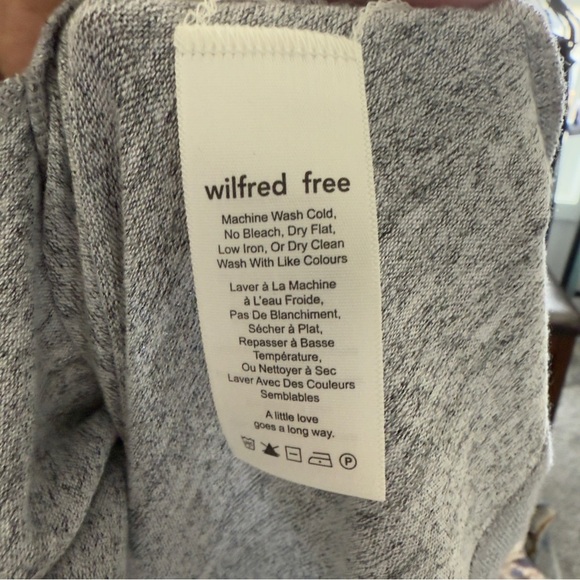 Wilfred Free Cober Heather White Sweater Dress Size M NWT - Picture 9 of 11